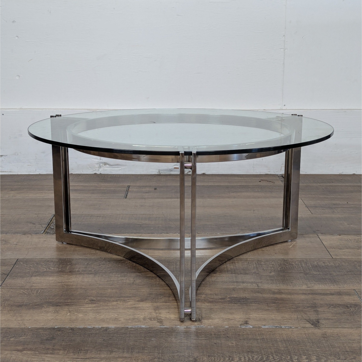 Glass Top Mid-Century Modern Style Coffee Table	 - image-6