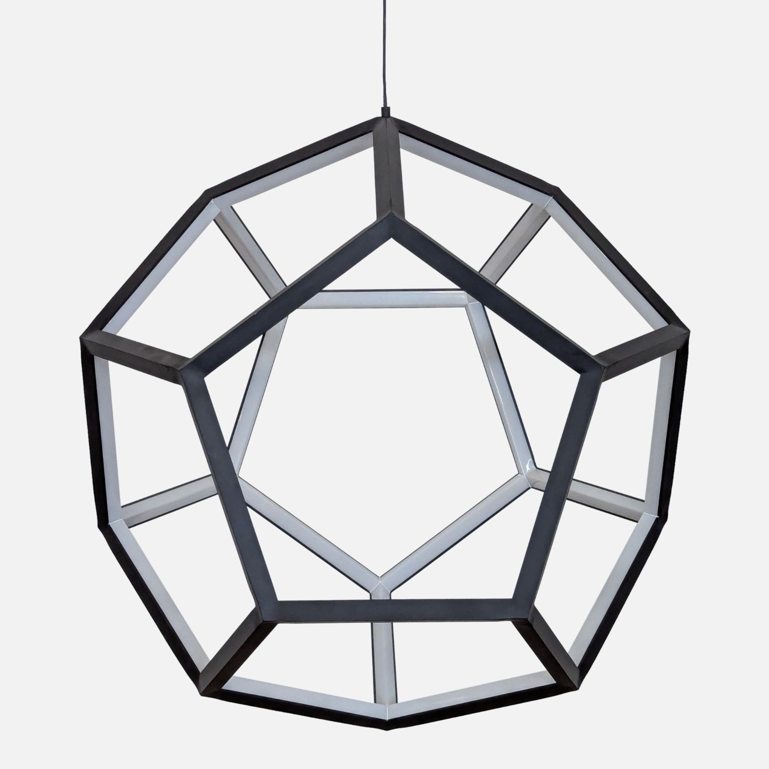 ET2 Penta 22" Wide Black LED Pendant Light - image-1