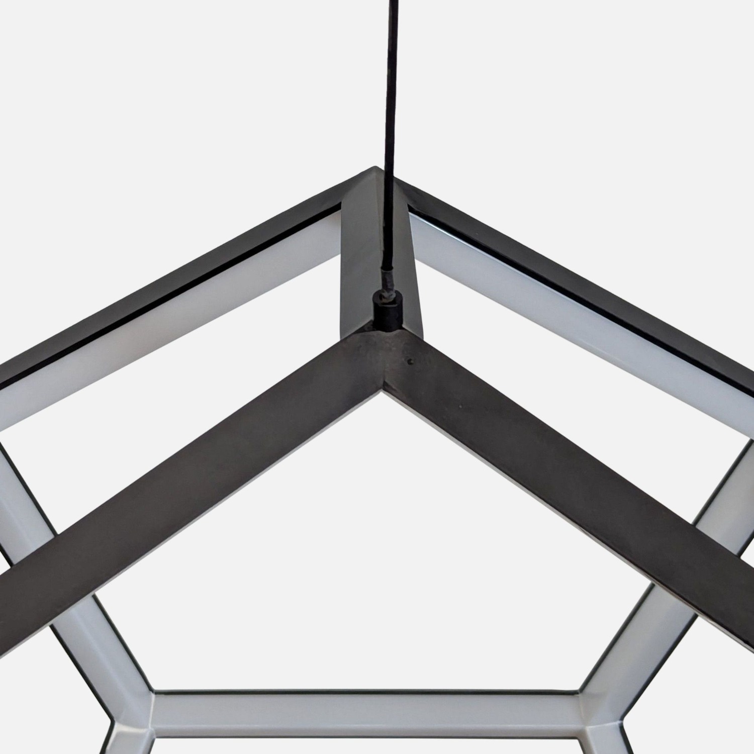 ET2 Penta 22" Wide Black LED Pendant Light - image-4