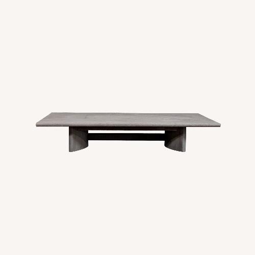 Used Restoration Hardware Trieste Weathered Teak Outdoor Table for sale on AptDeco