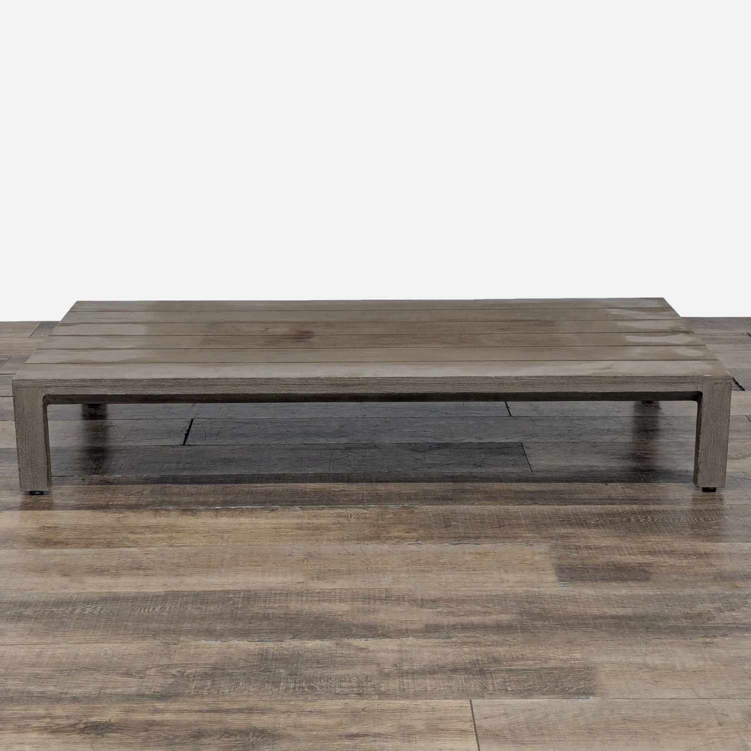 Restoration Hardware Aegean Weathered Teak Table - image-3