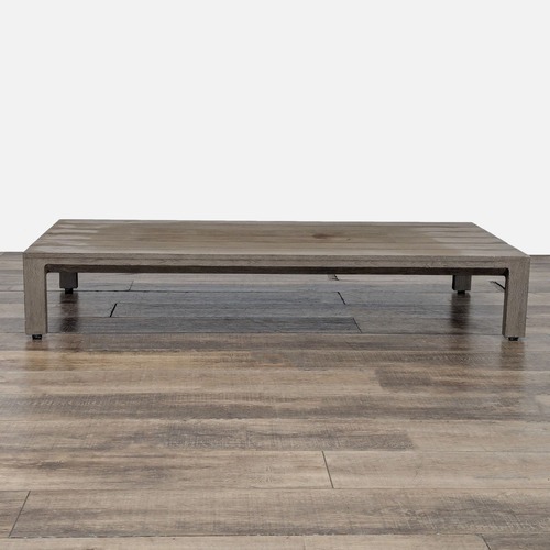 Used Restoration Hardware Aegean Weathered Teak Table for sale on AptDeco