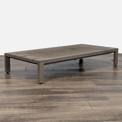 Used Restoration Hardware Aegean Weathered Teak Table for sale on AptDeco