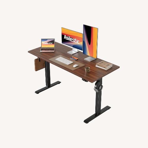 Used Agilestic Dark Brown Desk for sale on AptDeco
