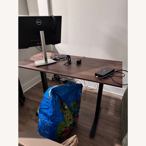 Used Agilestic Dark Brown Desk for sale on AptDeco