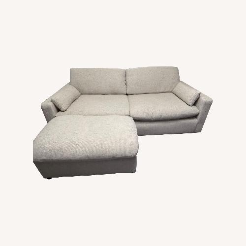 Used Ashley Furniture Natural Fabric 2 Seater Sofa for sale on AptDeco