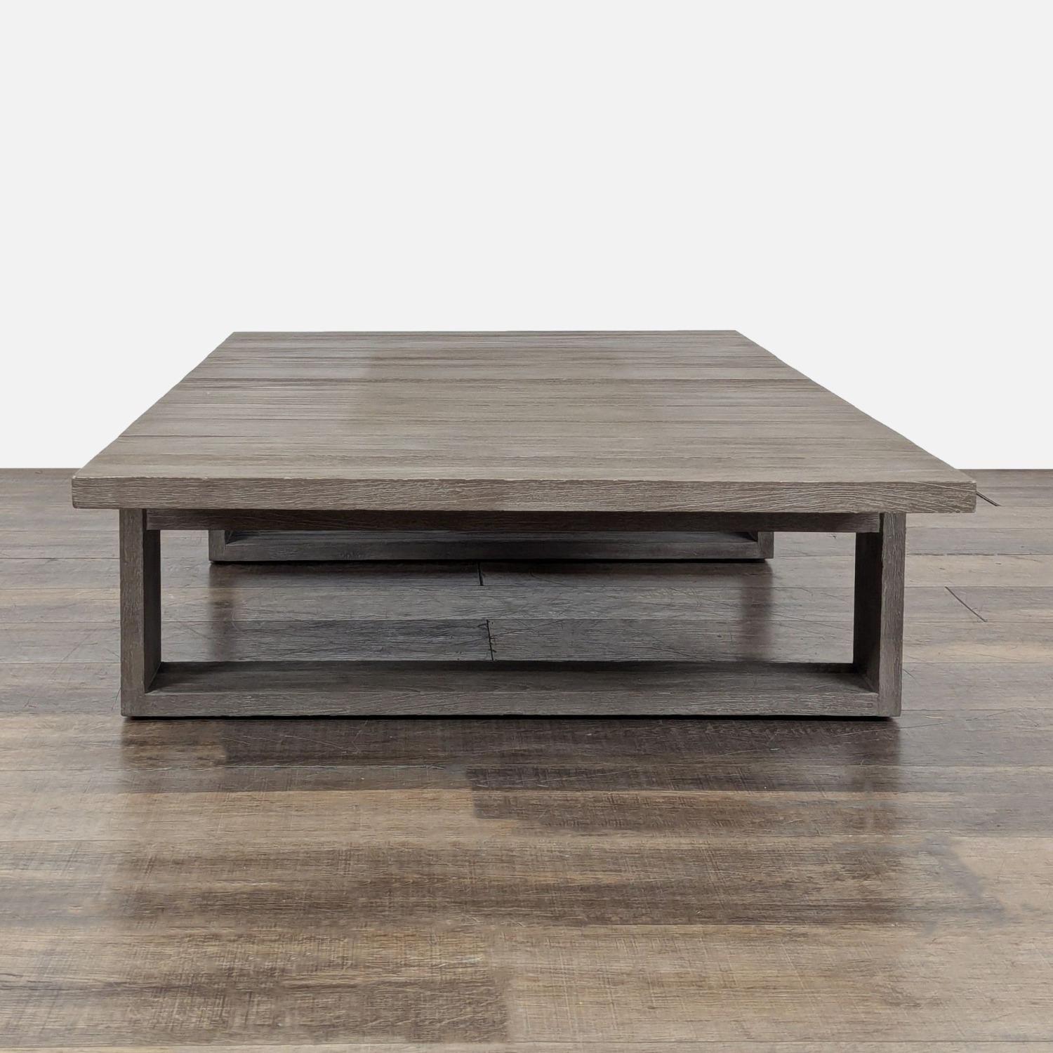 Restoration Hardware Bahia Weathered Teak Outdoor Table - image-3