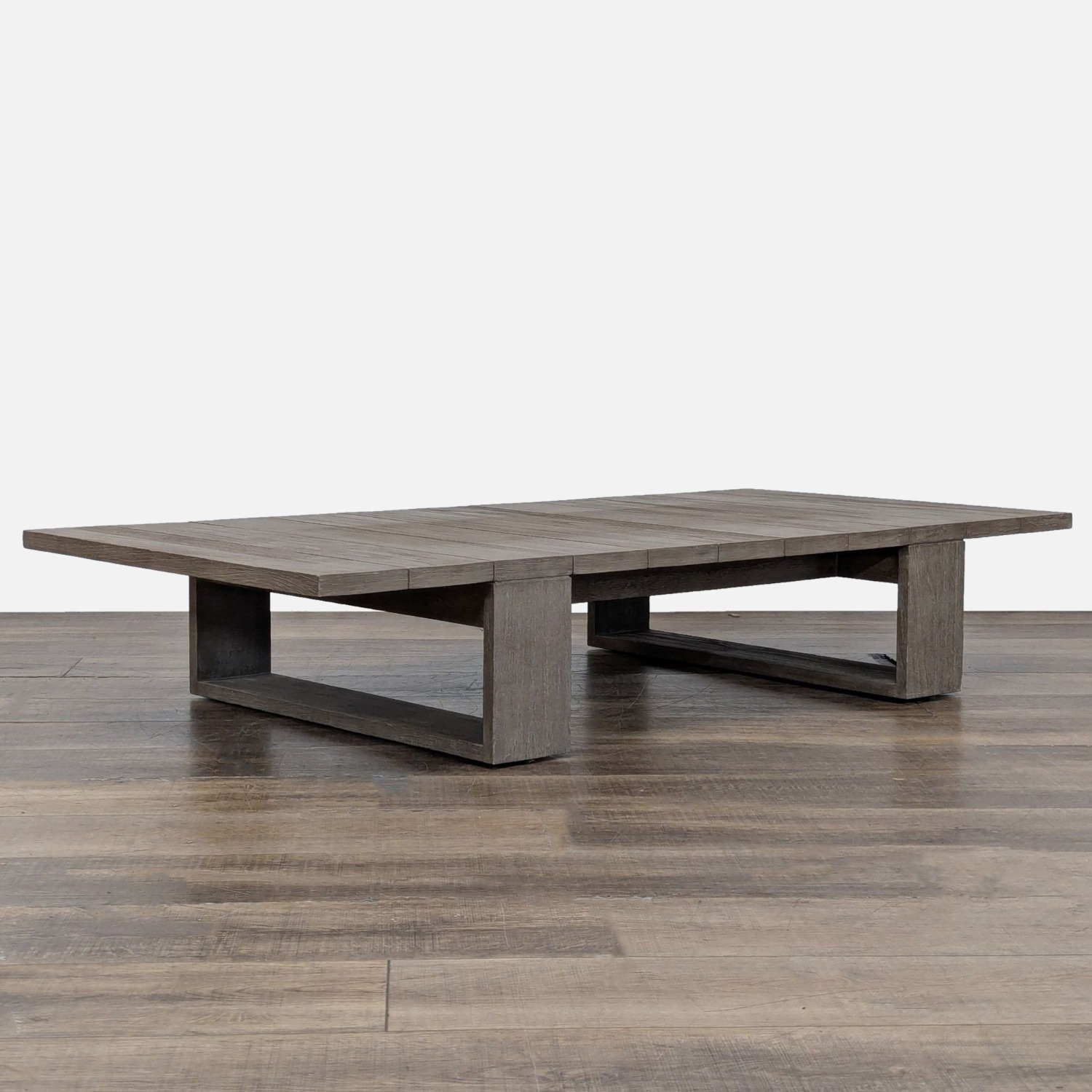 Restoration Hardware Bahia Weathered Teak Outdoor Table - image-2