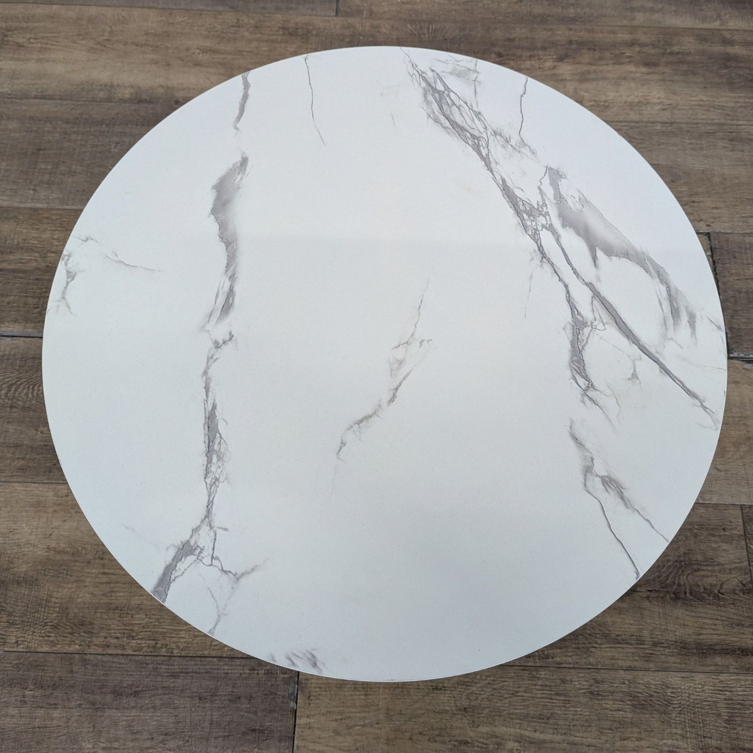 Vasagle Two Tier Small Coffee Table with Faux - image-3