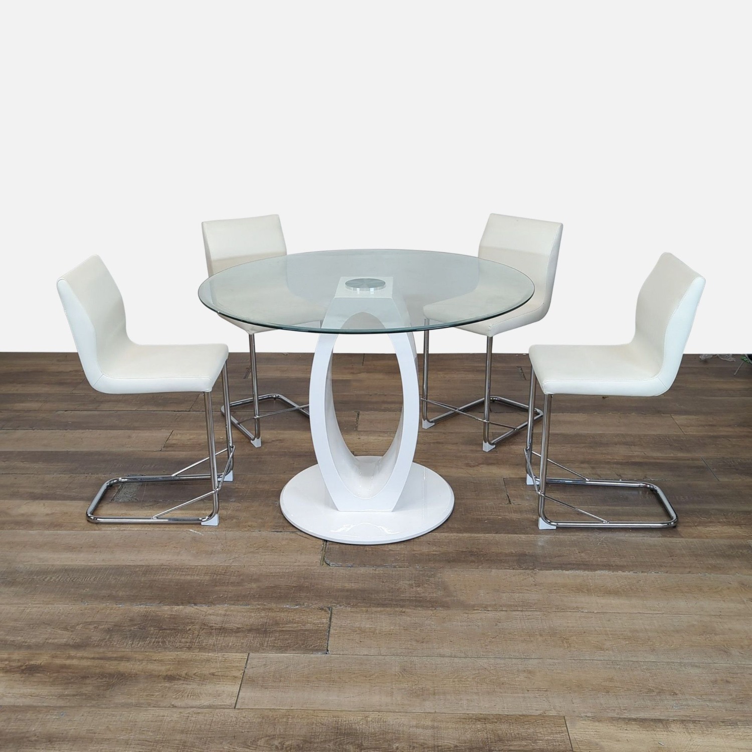 Furniture of America Lodia Modern 5 Piece Dining Set - image-3