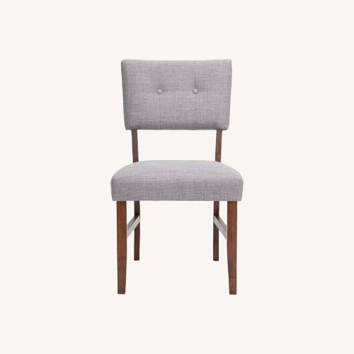 Used IKEA Light Gray Fabric Dining Chair for sale on AptDeco