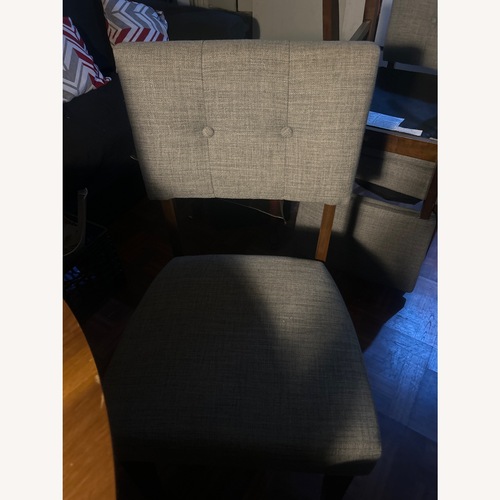 Used IKEA Light Gray Fabric Dining Chair for sale on AptDeco