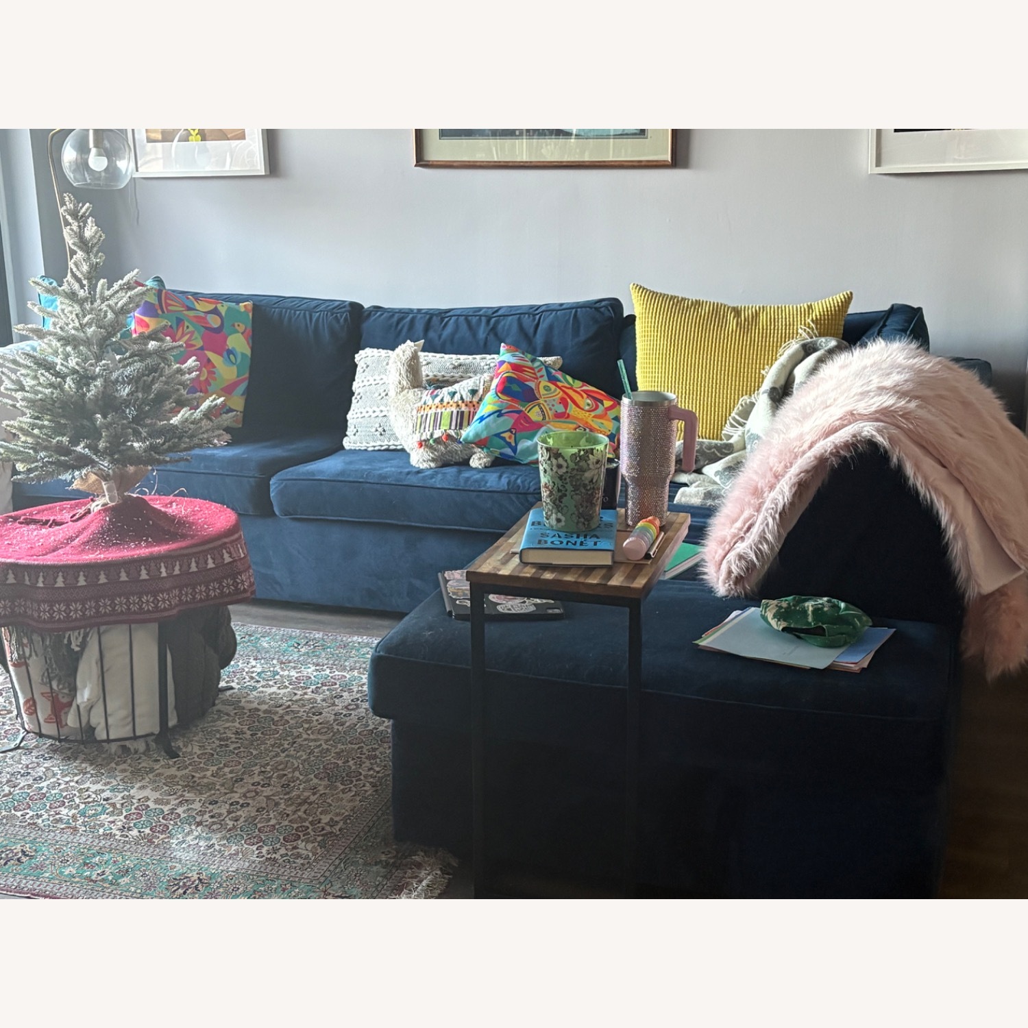 West Elm Harris 2-Piece Sleeper Sectional with Bumper Chaise  - image-1