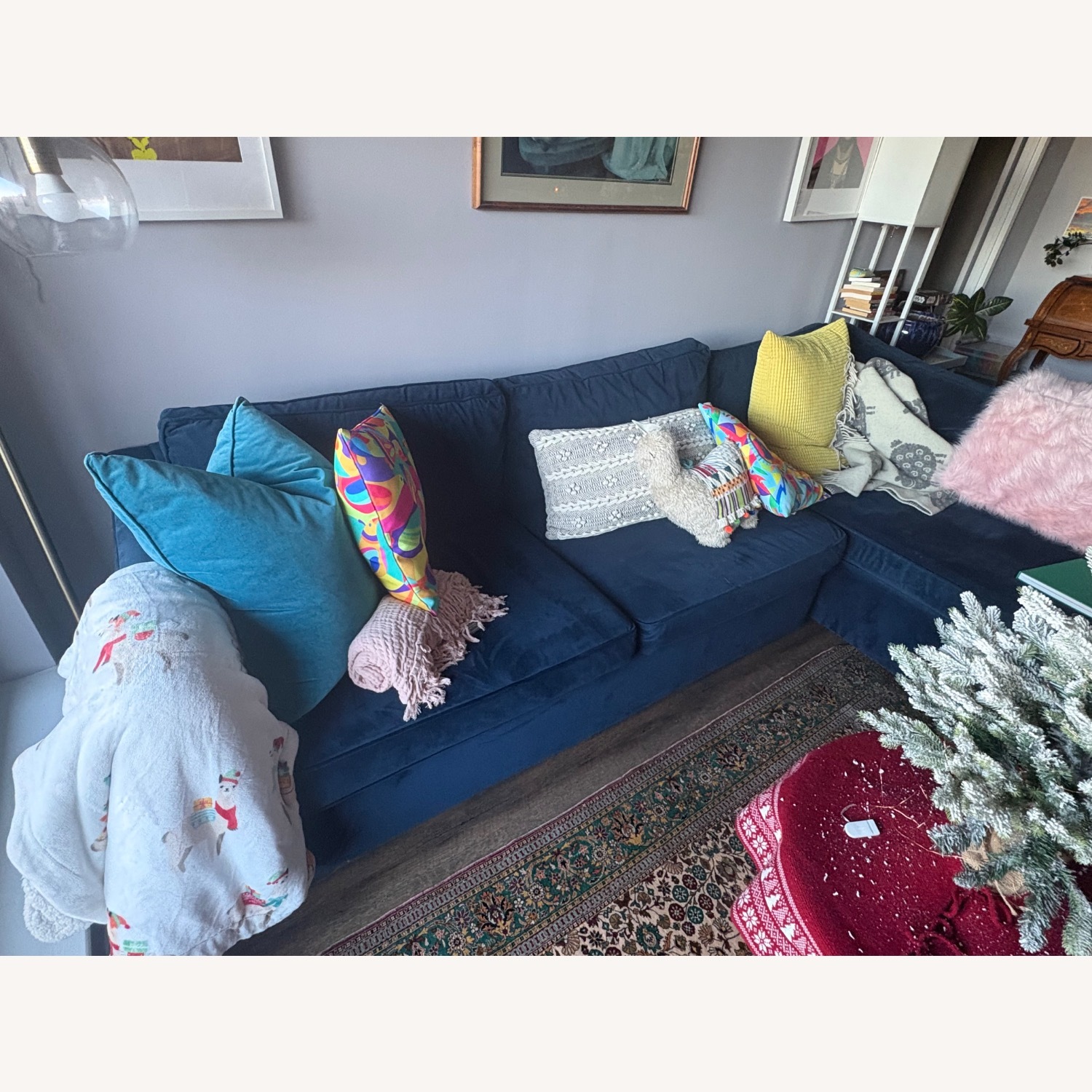 West Elm Harris 2-Piece Sleeper Sectional with Bumper Chaise  - image-2