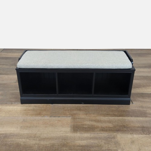 Used Pottery Barn Aubrey Entryway Bench with Cushion for sale on AptDeco