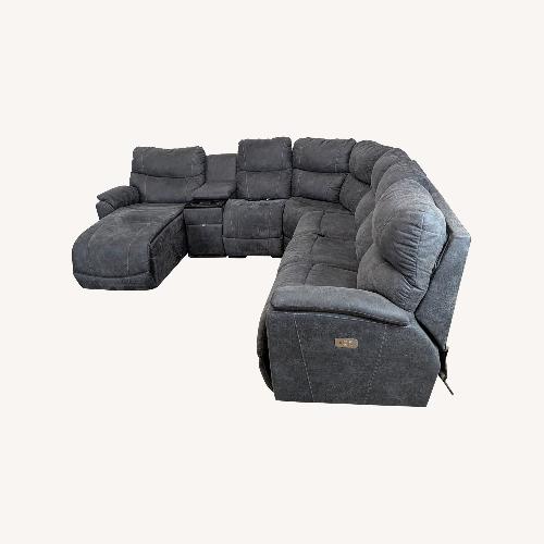 Used La-Z-Boy Trouper Sectional with Chaise and Storage for sale on AptDeco
