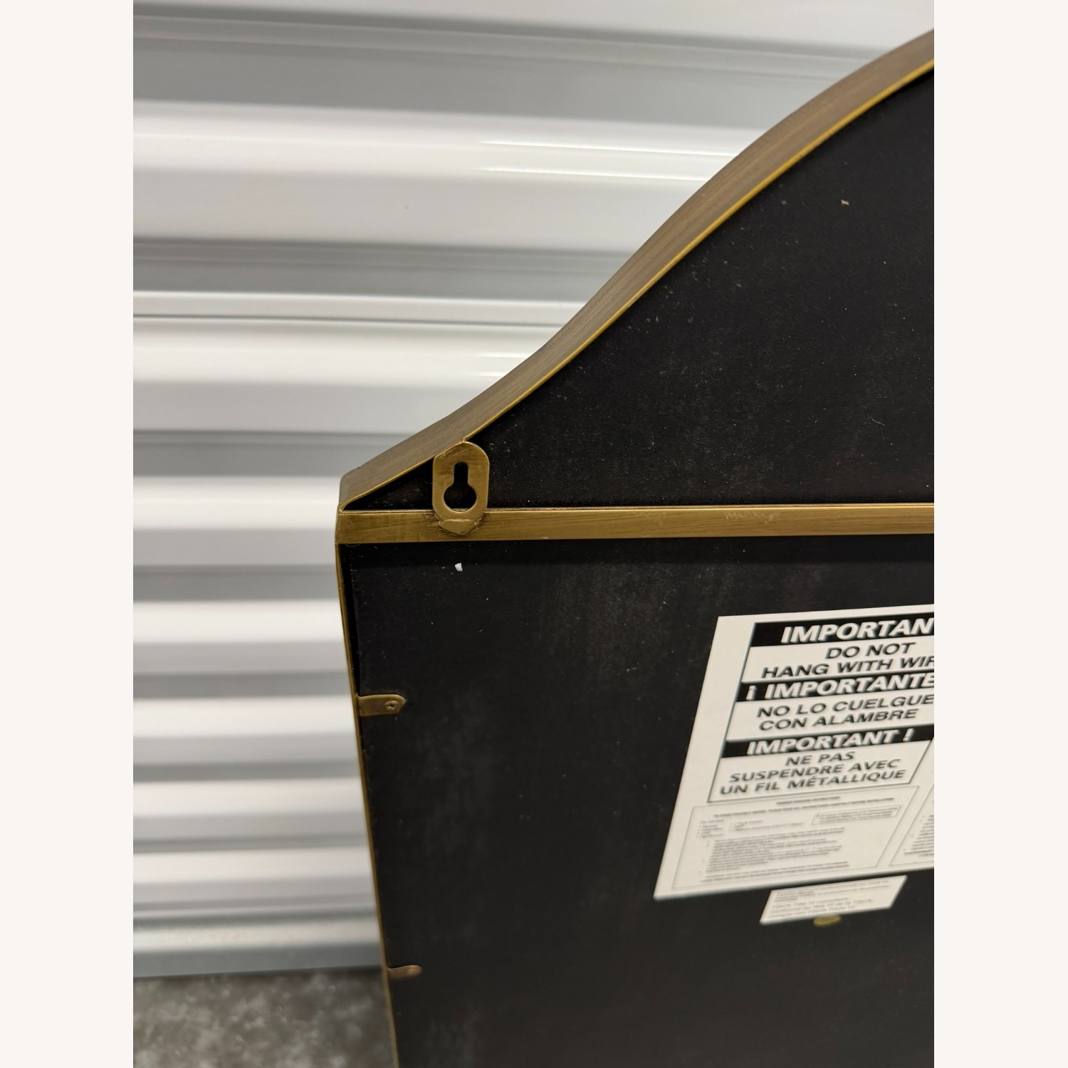 Dukene Gold Metal Wall Mirror - image-8