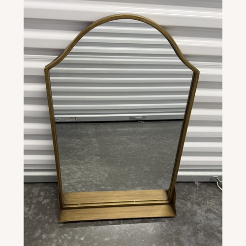 Used Dukene Gold Metal Wall Mirror for sale on AptDeco