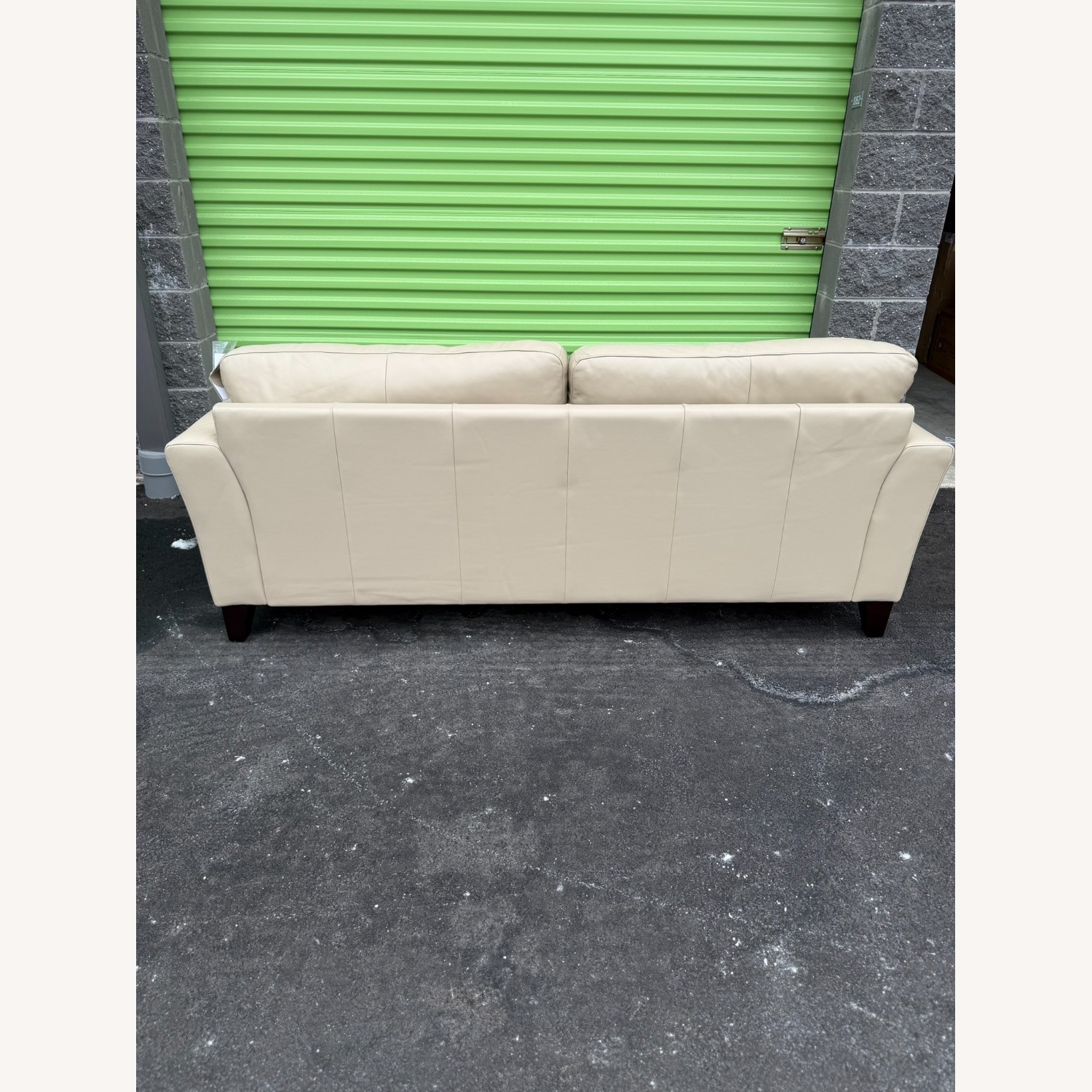 Wildon Home Cream Leather 2 Seater Sofa - image-5