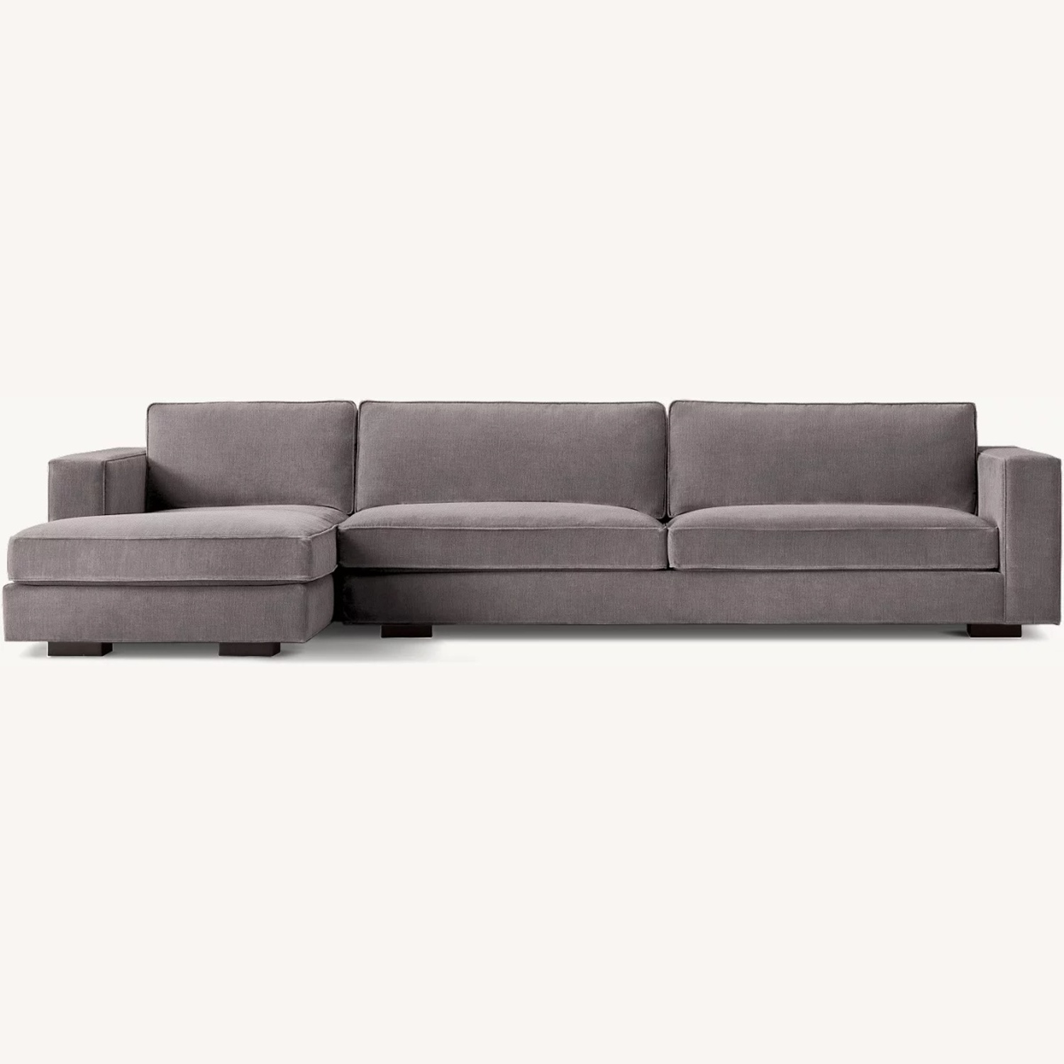 Restoration Hardware Gray Maddox Couch - image-2