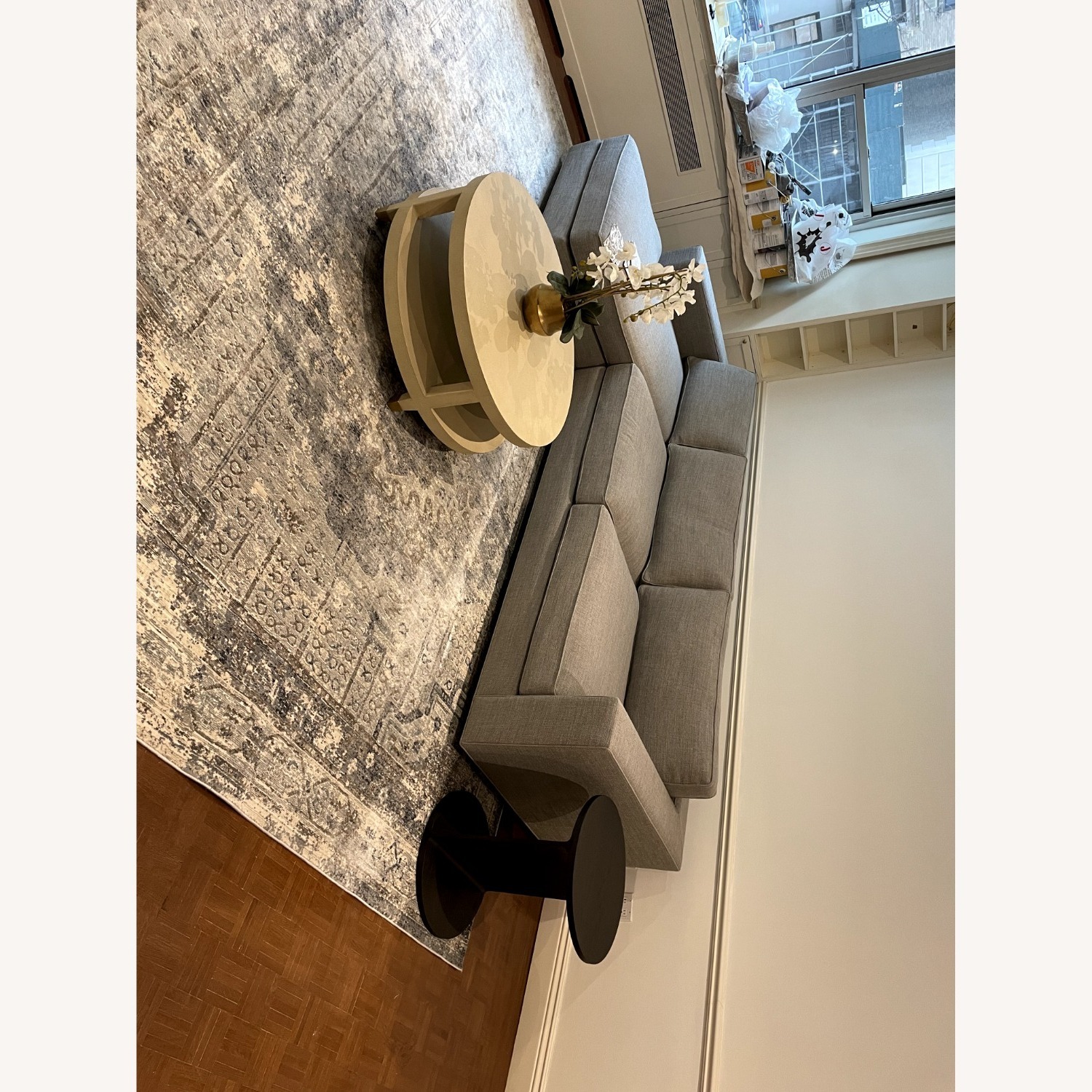 Restoration Hardware Gray Maddox Couch - image-1