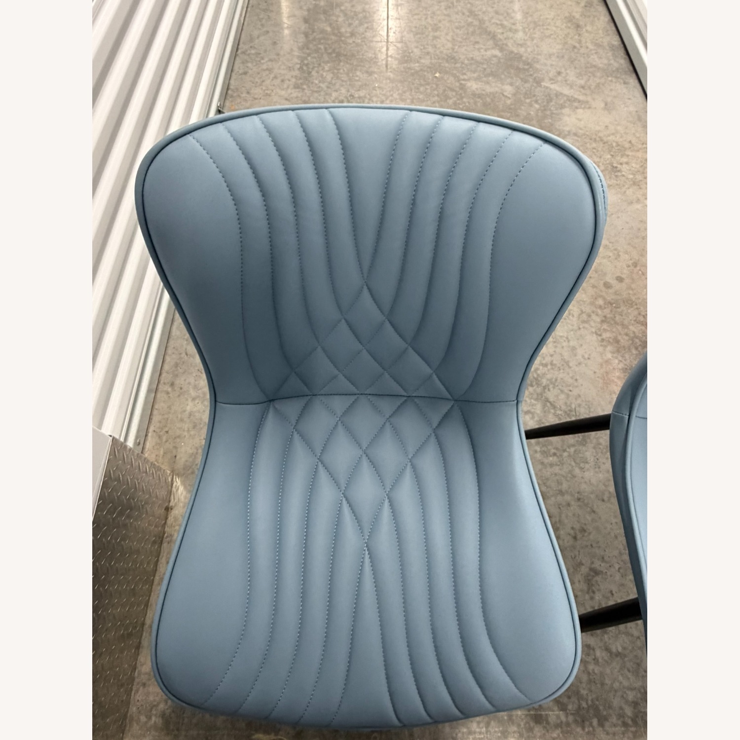 Jimma PU Leather Blue Dining / Accent Chairs  - image-8