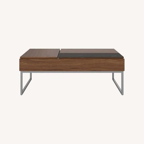 Used BoConcept Light Brown Wood Coffee Table for sale on AptDeco