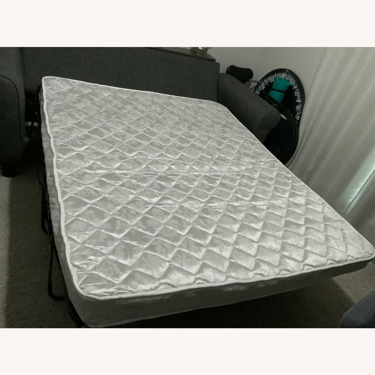  Gray Fabric Sleeper Sofa - image-4