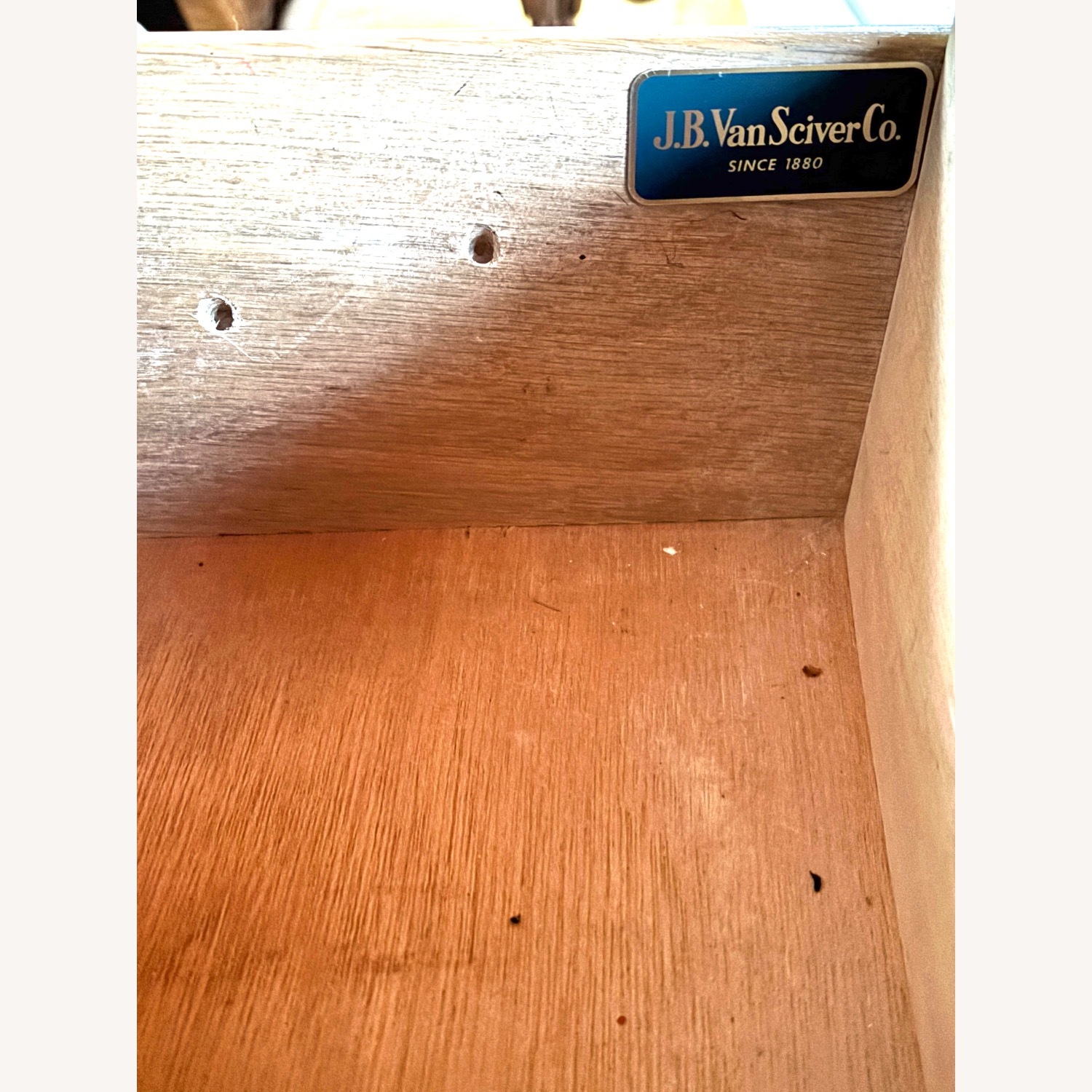 J.B. Van Sciver Co. Light Brown Wood Dresser - image-2
