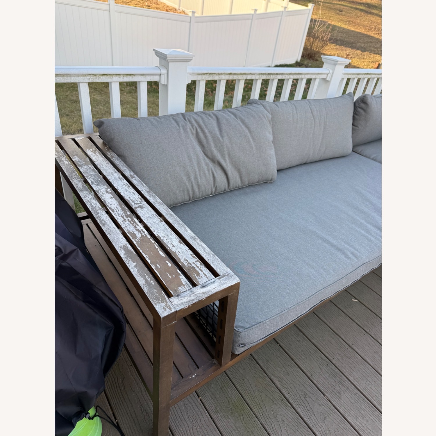 Article Callais Natural Wood Patio Furniture - image-4