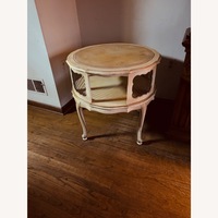 Vintage/Antique Off-White Side Table