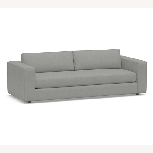 Used Pottery Barn Light Gray Fabric 3+ Seater Sofa for sale on AptDeco