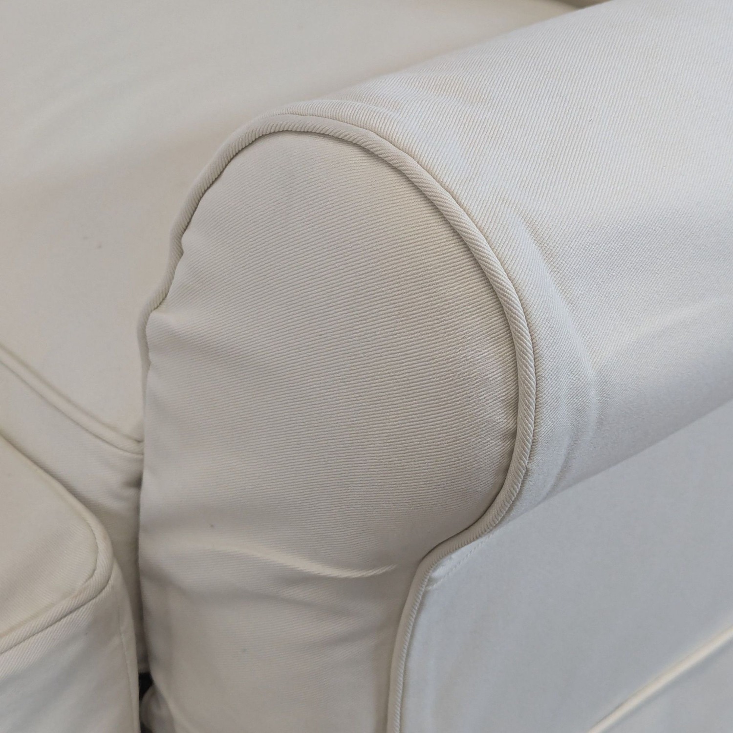 Pottery Barn Air Roll Arm Lounge Chair withOttoman - image-4