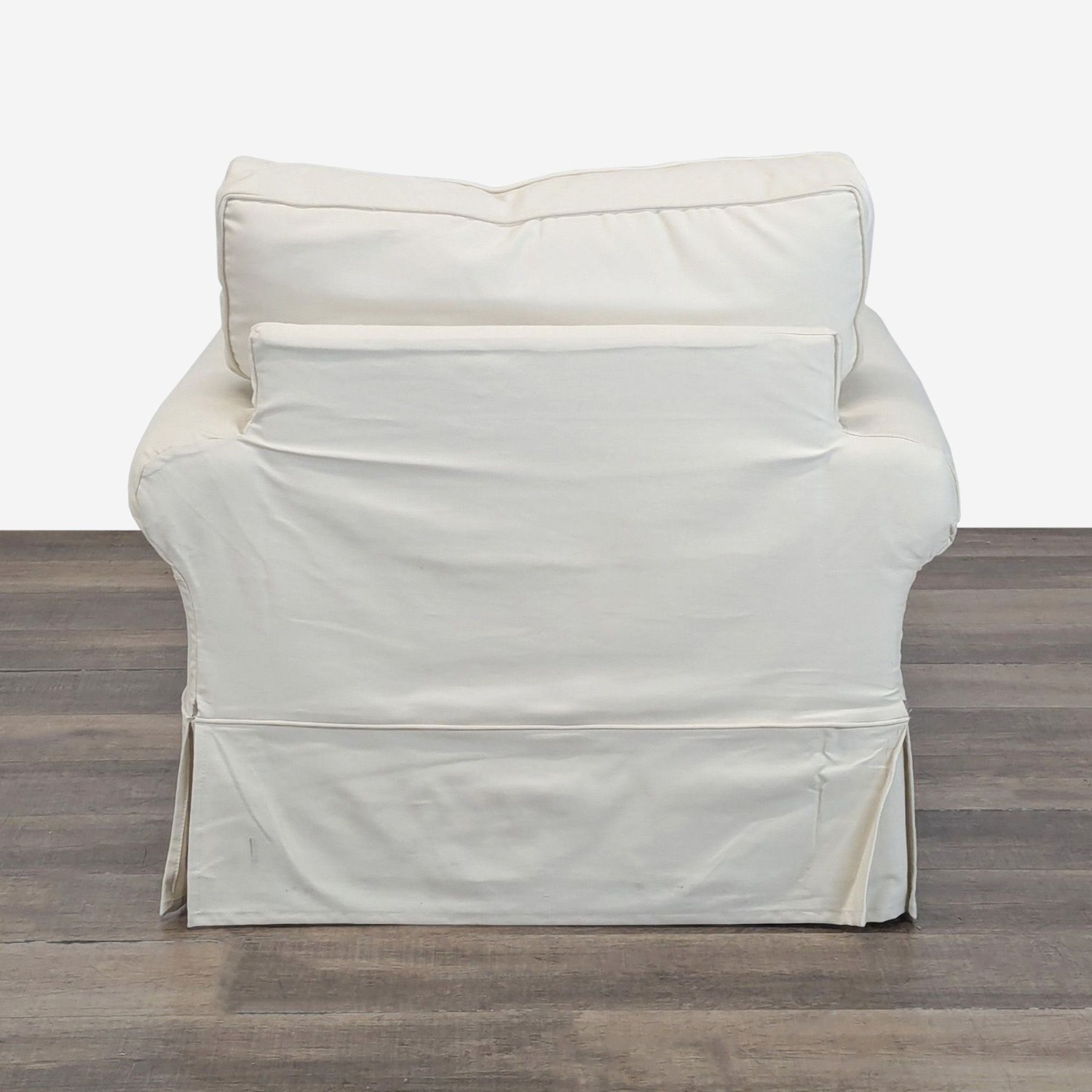 Pottery Barn Air Roll Arm Lounge Chair withOttoman - image-2