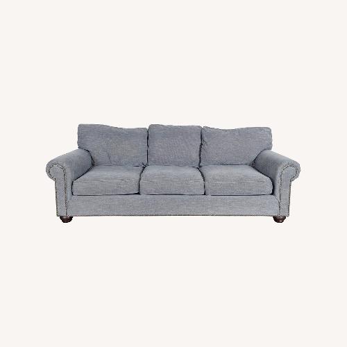 Used Pottery Barn Transitional Rolled Arm 3-Seat Sofa for sale on AptDeco