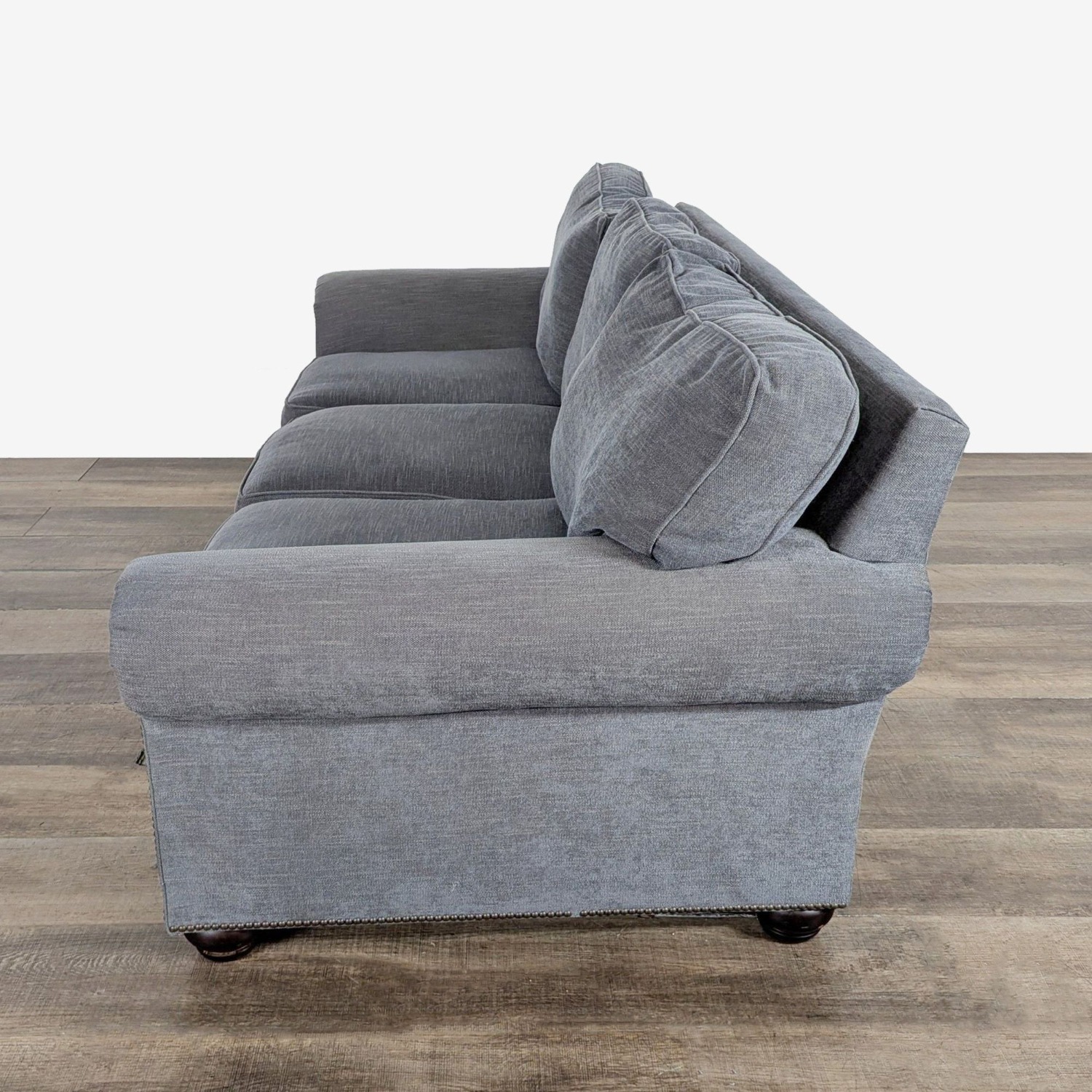 Pottery Barn Transitional Rolled Arm 3-Seat Sofa - image-6