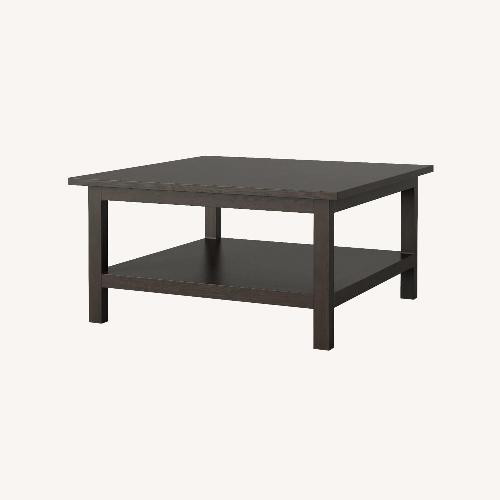 Used IKEA Hemnes Black Wood Coffee Table for sale on AptDeco