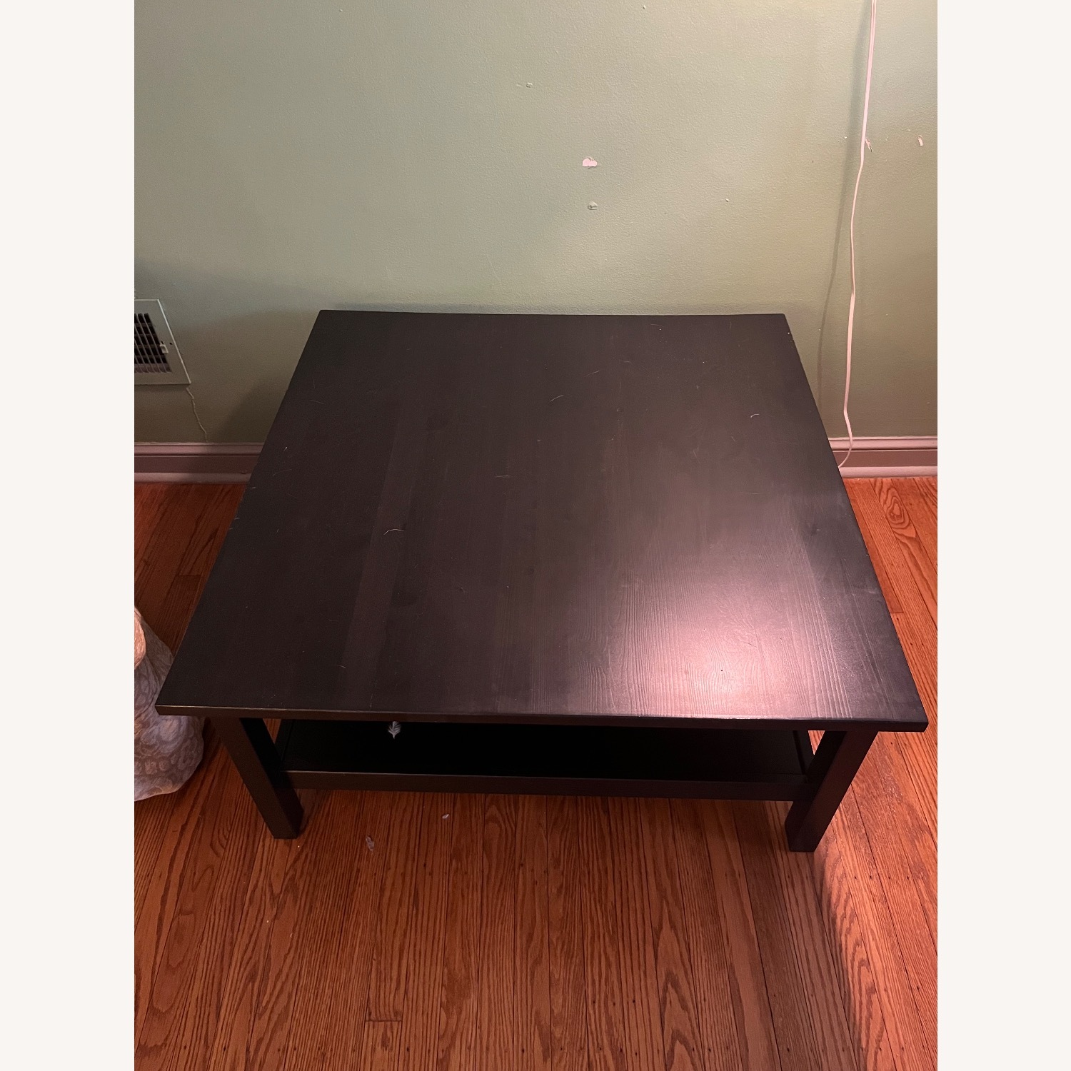 IKEA Hemnes Black Wood Coffee Table - image-1
