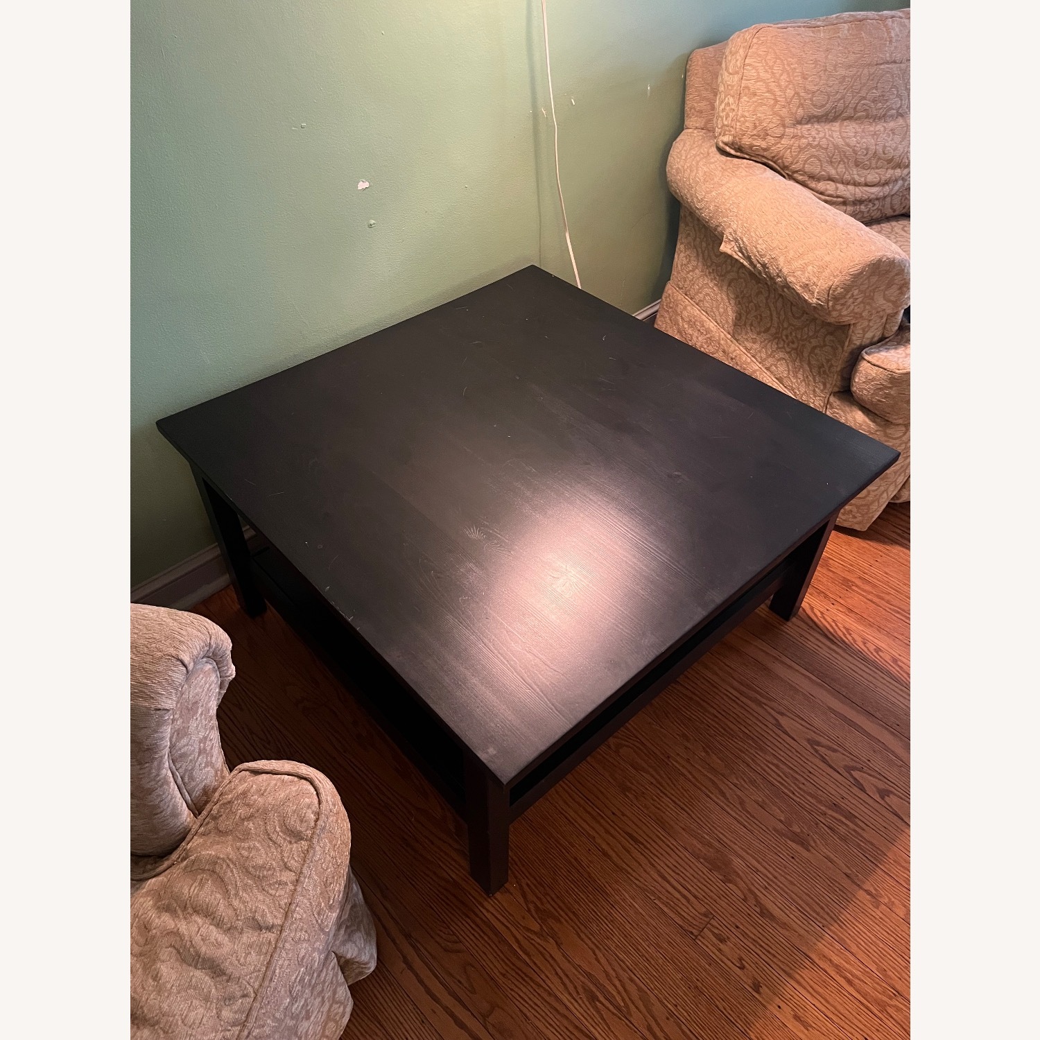 IKEA Hemnes Black Wood Coffee Table - image-4