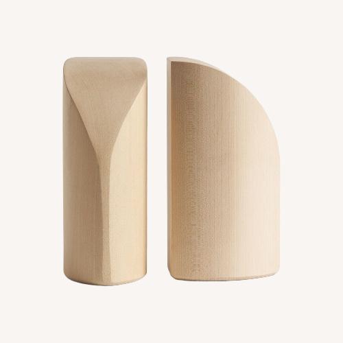 Used 2Modern Ethnicraft Pi Bookends in Sycamore for sale on AptDeco
