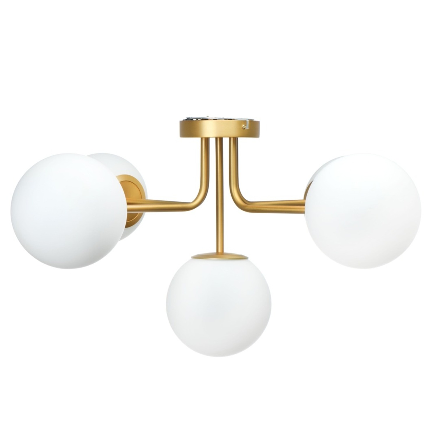 Creative Co-Op Sputnik Brushed Gold Flush Mount - image-4
