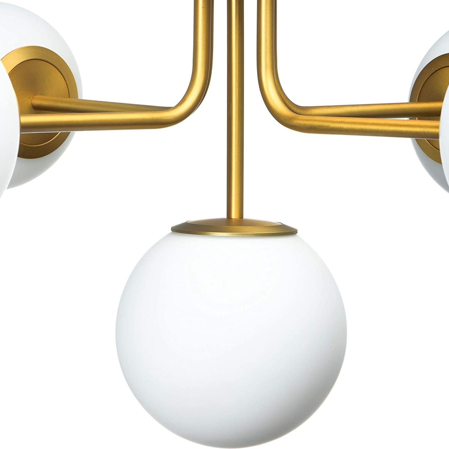 Creative Co-Op Sputnik Brushed Gold Flush Mount - image-2