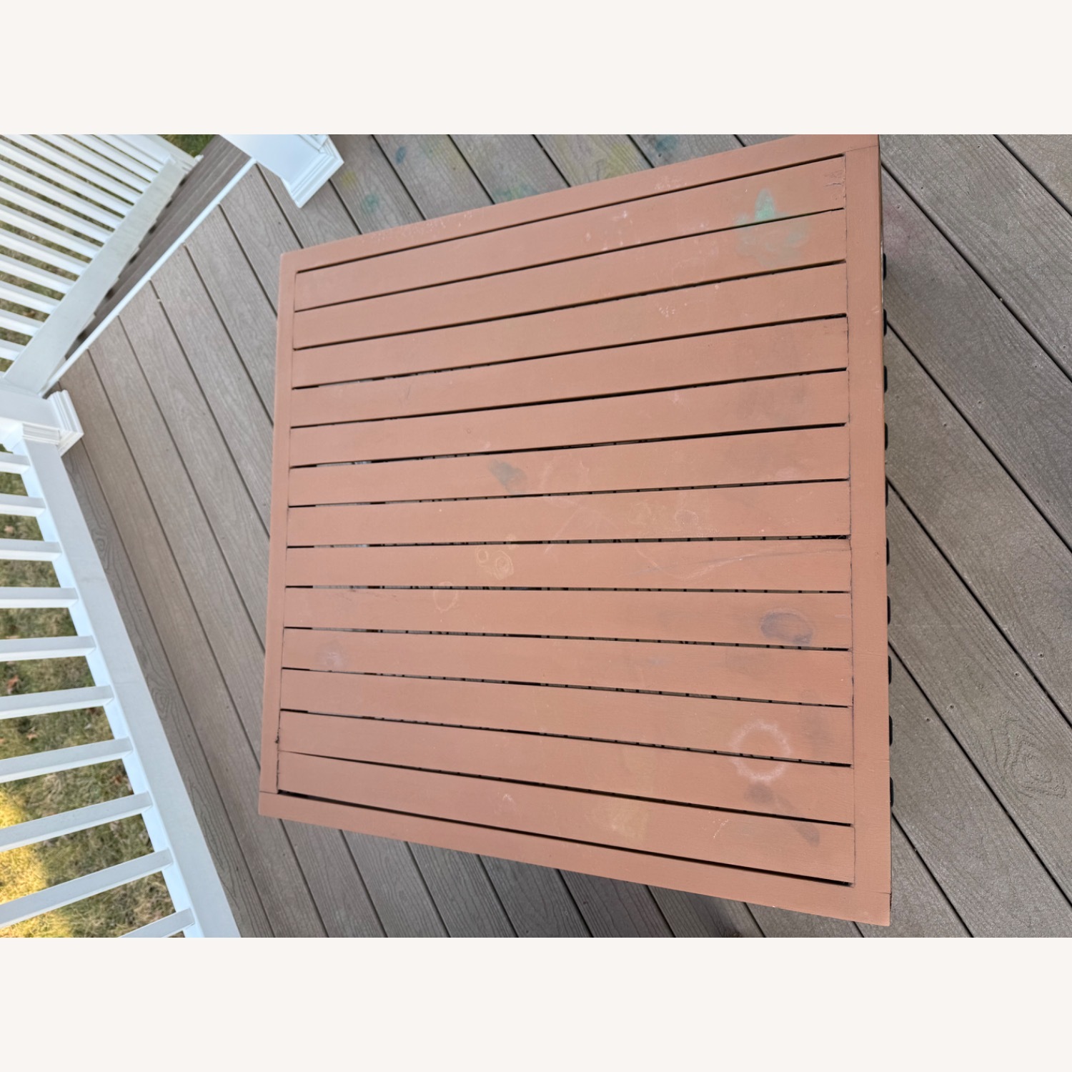 Article Callais 35.5" Outdoor Coffee Table - Latte Brown - image-2