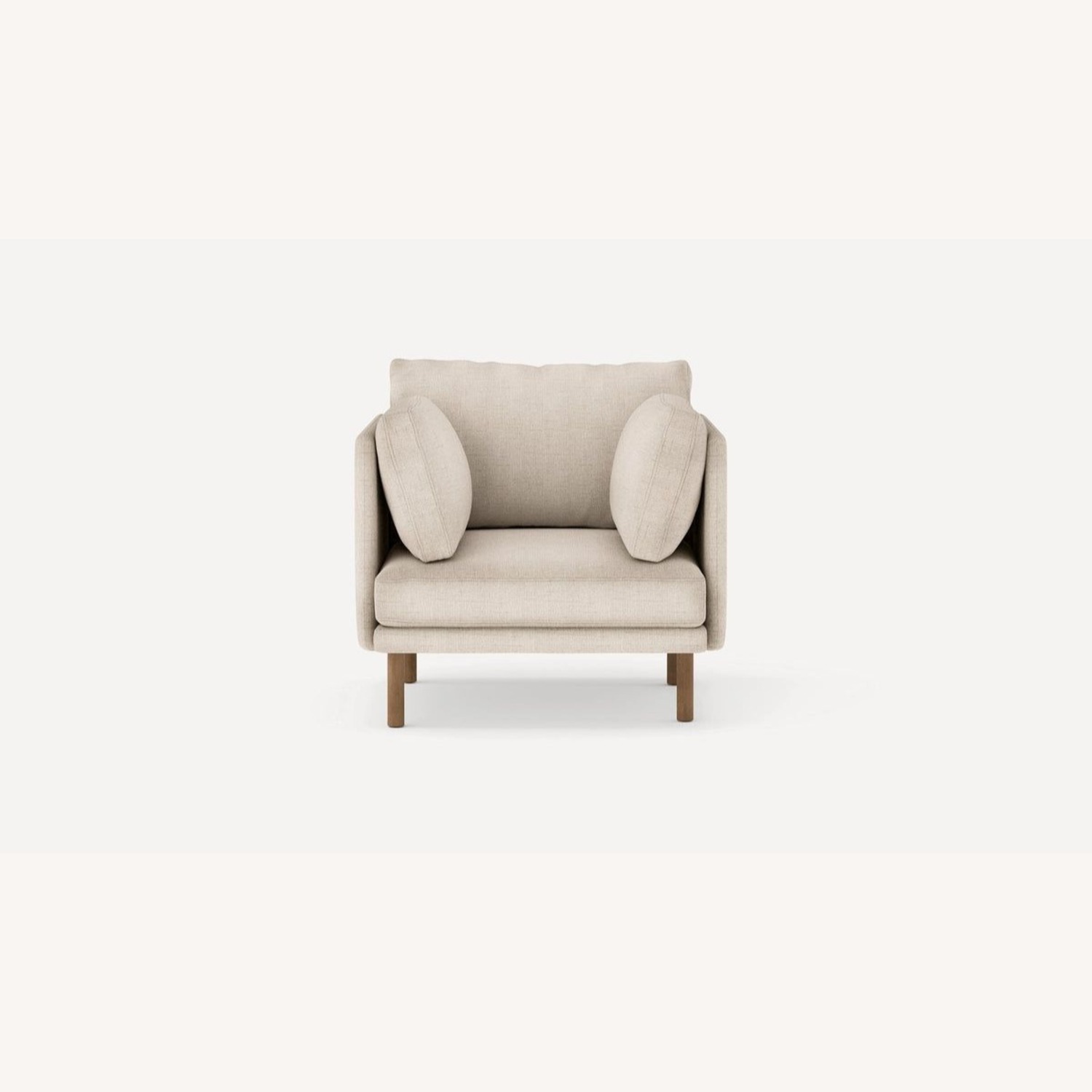 Burrow Field Transitional Armchair in Oatmeal - image-1