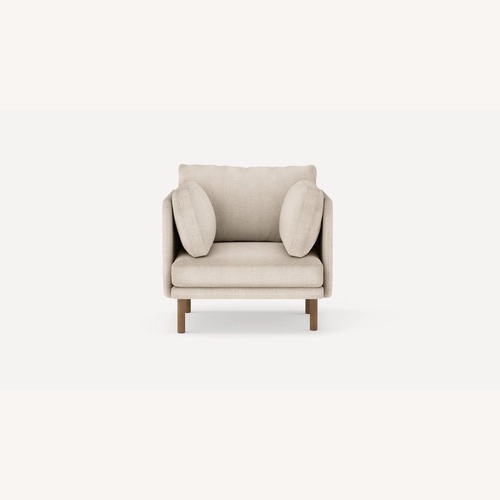 Used Burrow Field Transitional Armchair in Oatmeal for sale on AptDeco