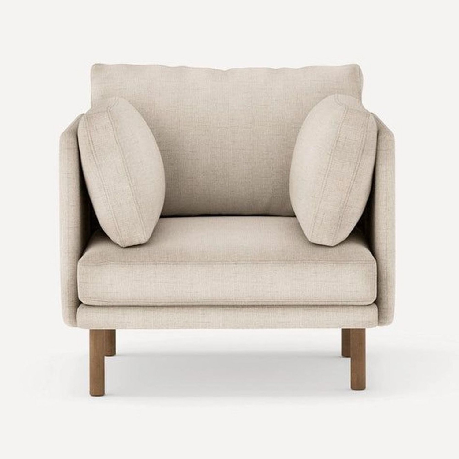 Burrow Field Transitional Armchair in Oatmeal - image-2