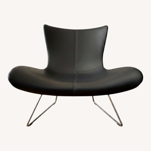 Used BoConcept Imola Black Leather Armchair for sale on AptDeco