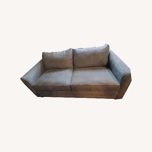 Used Vintage/Antique Microsuede Sleeper Sofa for sale on AptDeco