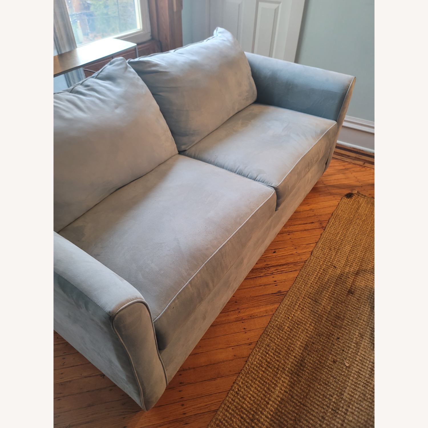 Vintage/Antique Microsuede Sleeper Sofa - image-2