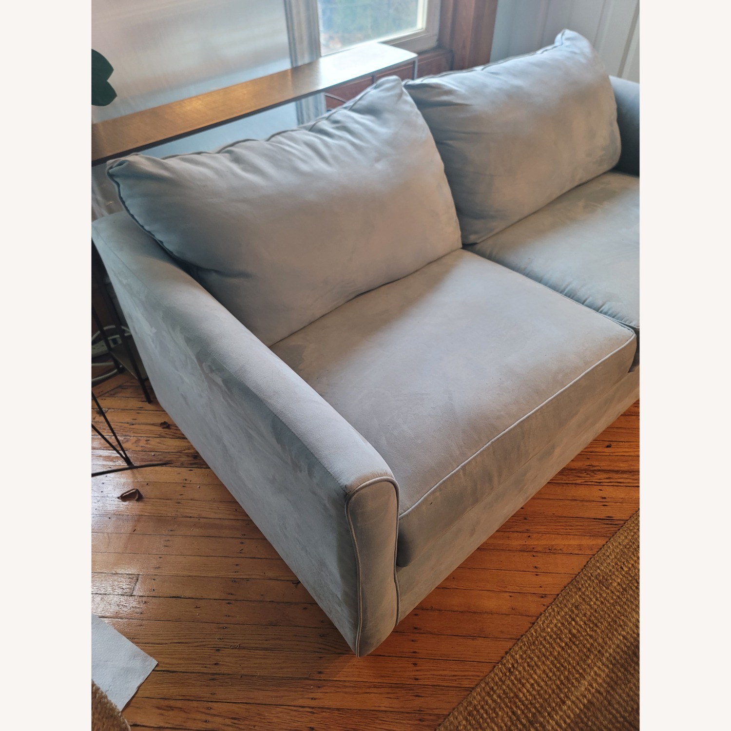 Vintage/Antique Microsuede Sleeper Sofa - image-6